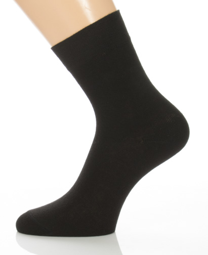 Klasszik zokni - egyszínű fekete