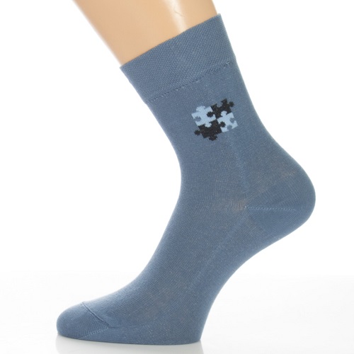 Klasszik zokni - Kék puzzle